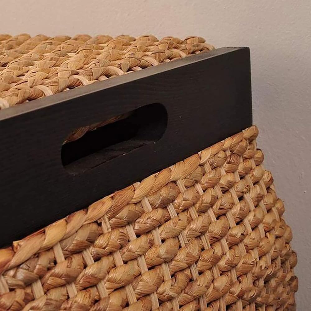 Wicker Storage Bench Chest