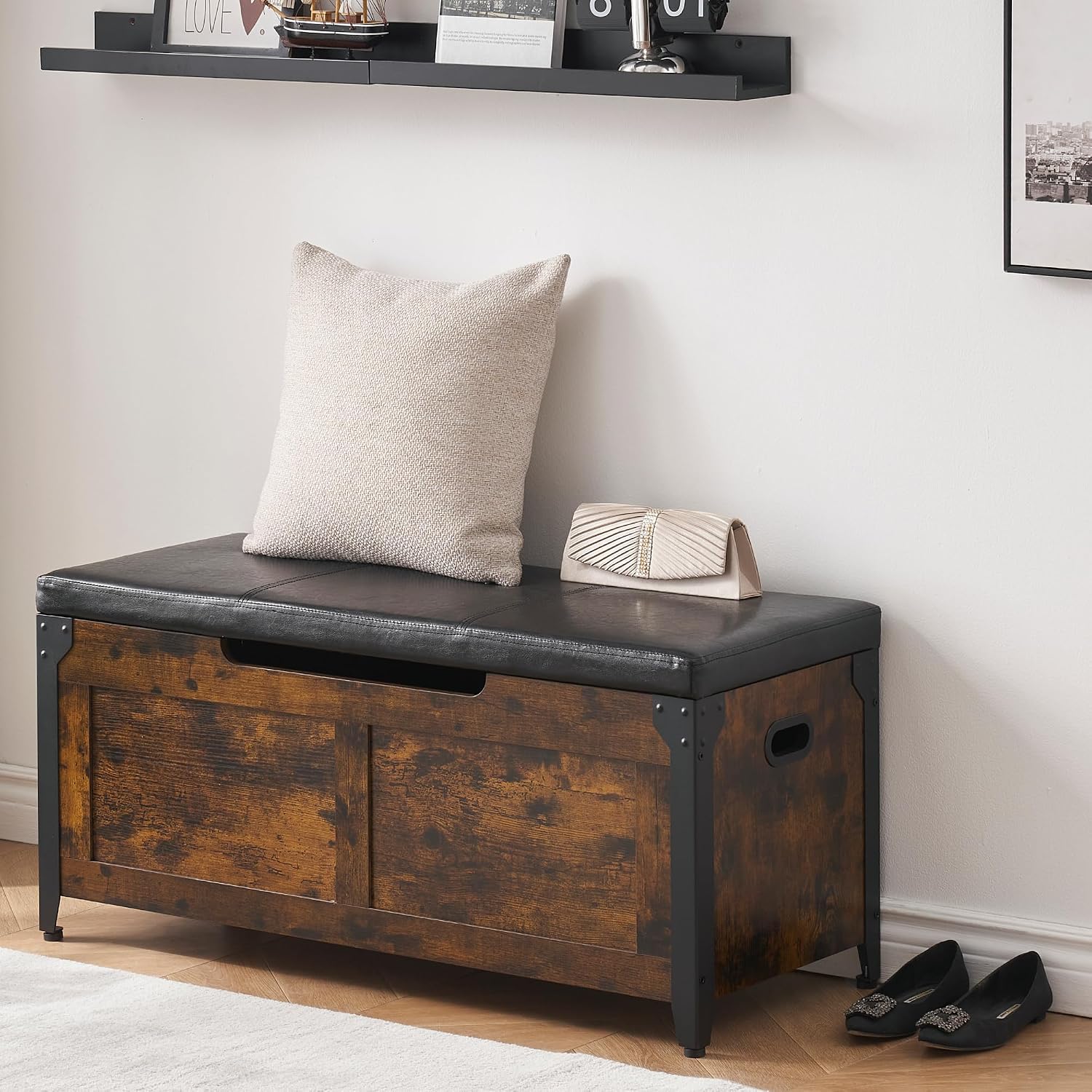 Hinge Storage Bench Chest